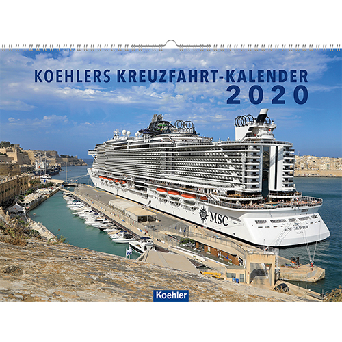 13331 Koehlers Kreuzfahrtkalender 2020 500x500