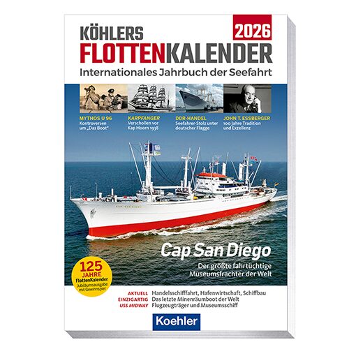 Köhlers Flottenkalender 2026 Cover