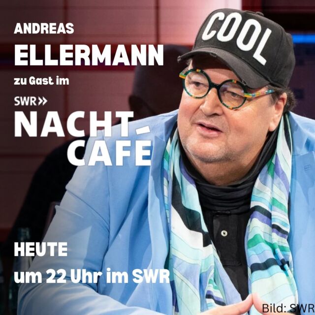 Bin ich gut genug? — So lautet der Titel des SWR NACHTCAFÉ am 25.7. um 22 Uhr. Zu Gast in der Talkshow ist heute Andreas Ellermann mit seiner Autobiografie „Der helle Wahnsinn - Vom Zeitungsjungen zum Millionär”. 

#koehlerbooks #andreasellermann #swr #swrnachtcafé
